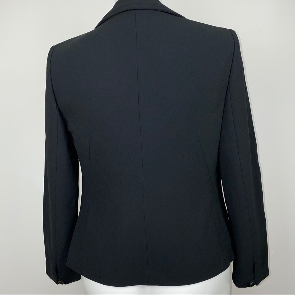 Ann Taylor 3 Button Black Blazer - image 5